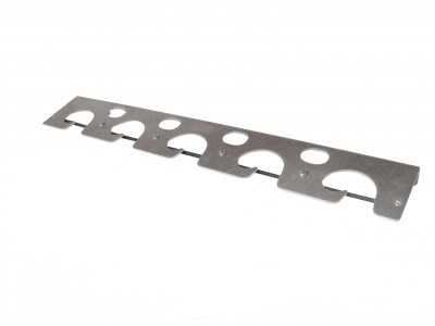 [PODR/10] Porte-outils fixe spécial véhicules, de 5 à 10 outils, aluminium, Droit. Vendu par paire.
