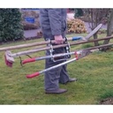 Porte-outils mural transportable, 5 outils, aluminium.