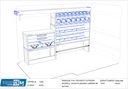 Composition pour MASTER L2H2 - BOXER JUMPER DUCATO L2H2 - SPRINTER L2H2 - CRAFTER L3H3 - TRANSIT 2T L2H2 :
1 Couvre-Passage de roue ouvert avec arrêt de charges
1 Couvre-Passage de roue ouvert avec sangle de maintien
1 Rayonnage avec 2 Mallettes ATOM (non comprises)
2 Tiroirs sur glissières H 108mm complet avec 2 cloisons amovibles + tapis
1 Plan de Travail Bois
2 Étagères avec 4 cloisons amovibles + tapis
1 Rayonnage avec 7 bacs plastiques amovibles
1 Rayonnage avec 9 bacs plastiques amovibles
1 Profilé extensible supérieur avec petite porte
1 Équerre de support pour profilé extensible
1 Lot visserie / fixations
Dimensions : L 2536 x H 1756 x P 360/310/260mm
Poids : 99,33 Kg