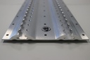 Rail d'arrimage Alu type aéronautique, pour double plancher, long 1785 mm, Double