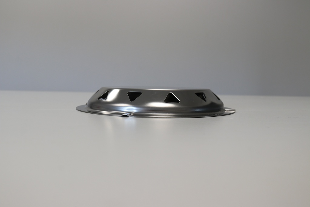Aérateur de Toit Inox Ø200 mm H30 mm Poli