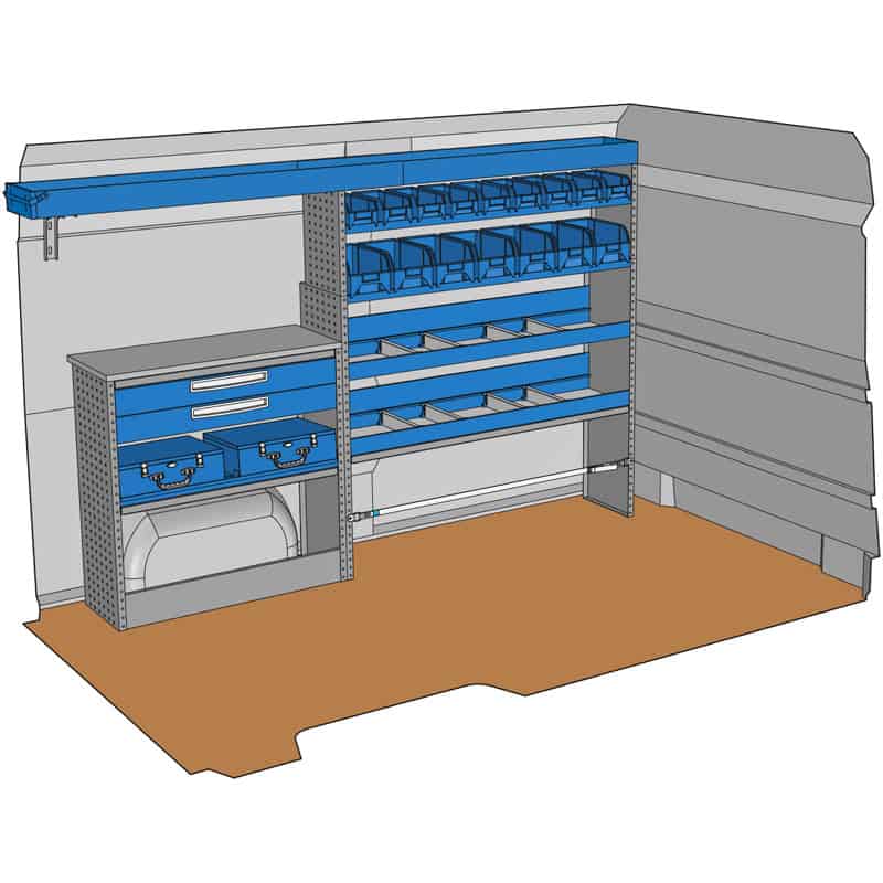 KF105 Composition pour MASTER L2H2 - BOXER JUMPER DUCATO L2H2 - SPRINTER L2H2 - CRAFTER L3H3 - TRANSIT 2T L2H2 