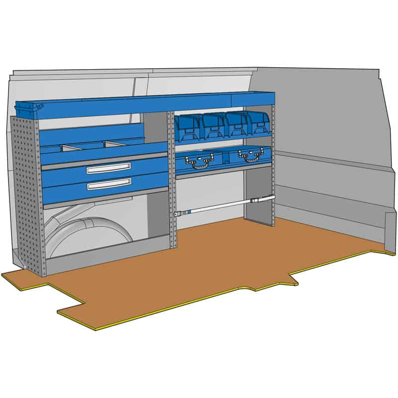 KF57 Composition pour JUMPY M - EXPERT STANDARD(L2) - VIVARO 2019(L2) - PROACE MOYEN(L1) - TRAFIC L1 - T6 L1 - CUSTOM L1 - VITO L1 :