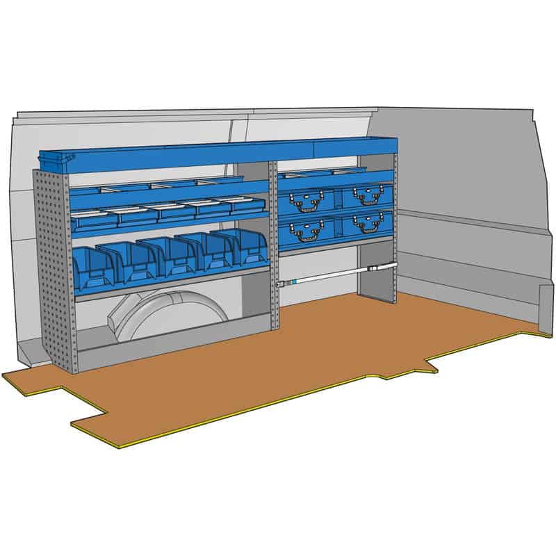 Composition pour JUMPY XL - EXPERT LONG(L3) - VIVARO 2019(L3) -PROACE LONG(L2) - TRAFIC L2 -  T6 L2 - CUSTOM L2 :
