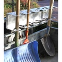 Compact tool holder, 4 to 7 tools, aluminum.