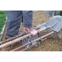 Porte-outils mural transportable, 5 outils, aluminium.