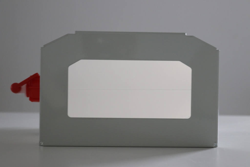 Porte - jerrycan en acier pour jerrycan en plastique 5 L. avec sangle.