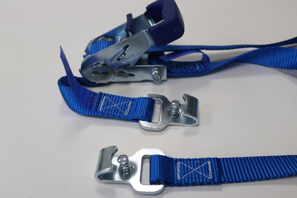 [SAN35EC/70] Sangle à cliquet 35 mm / crochet échelle / 3500 mm partie fixe 300 mm