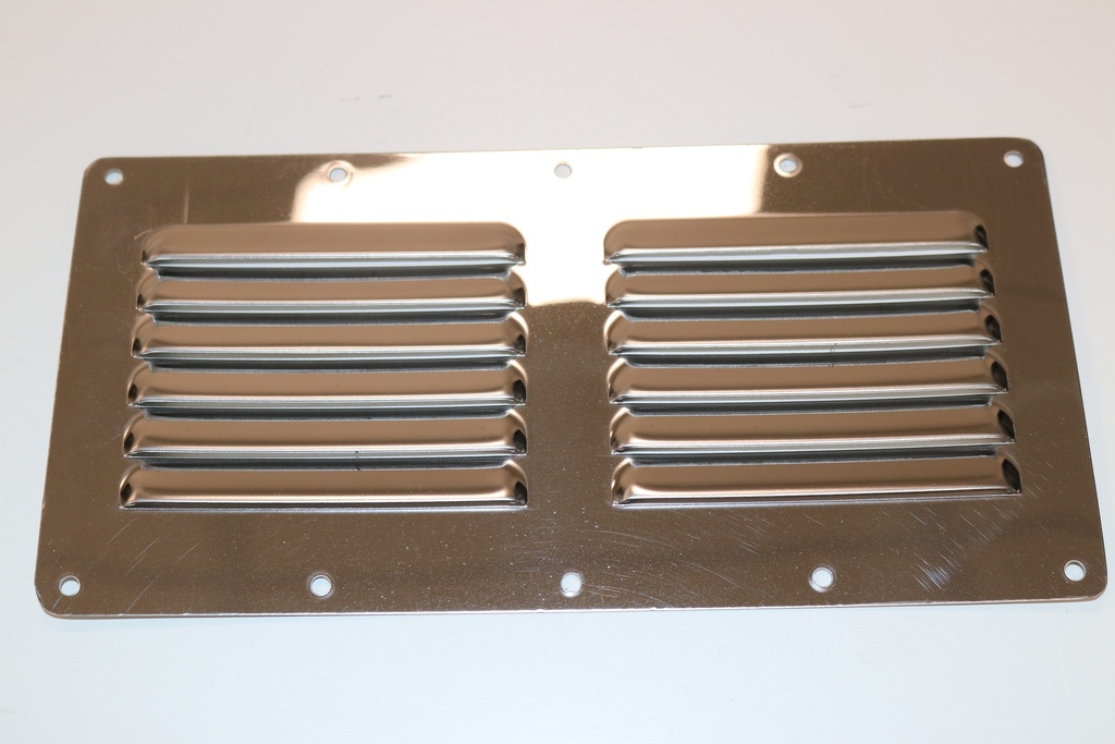 Grille de Ventilation en Inox 230x115 mm