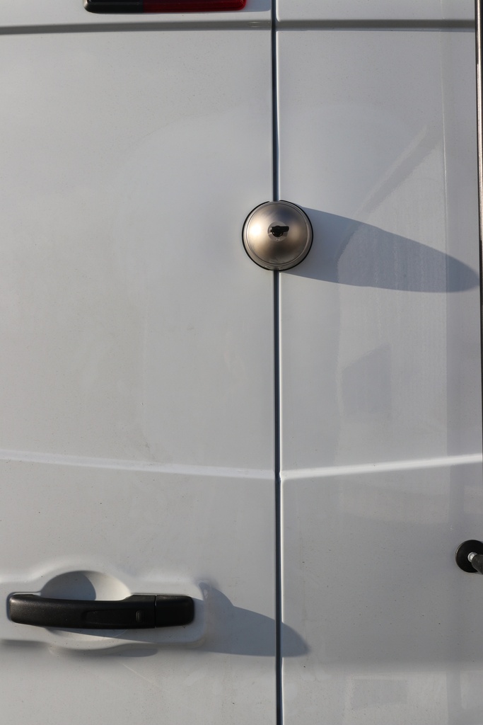 Serrure double semi-sphérique UFO3 Smart Duo pour ferme-porte avec trois clés - Garantie 12 mois