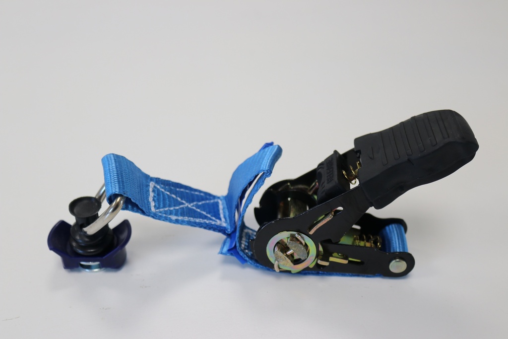 Sangle à cliquet 25 mm/pions aéro/longueur 1500 mm partie fixe 200 mm