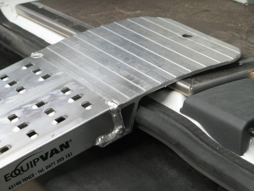 Rampes pliables en aluminium
